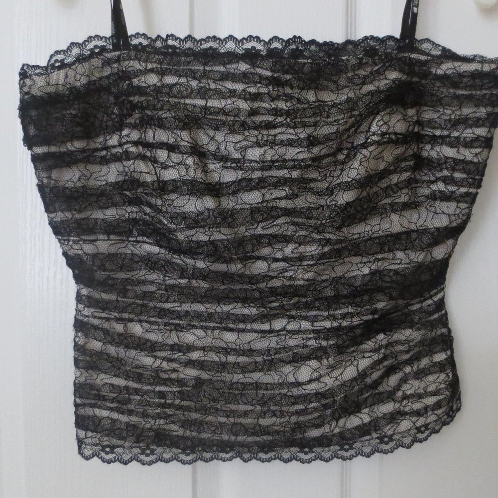 Silk Tadashi rouched strapless top